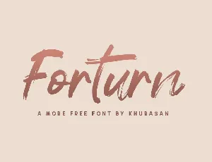 Forturn font