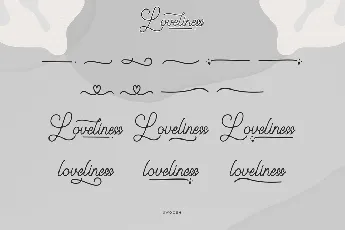 Loveliness Demo font