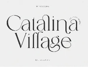 Catalina Vintage font