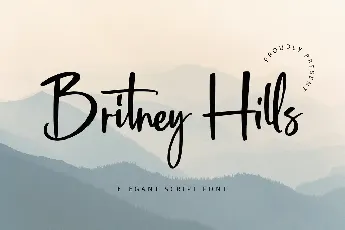 Britney Hills font