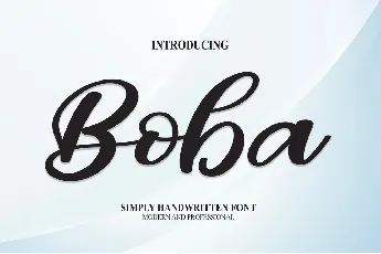 Boba Typeface font