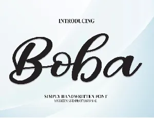 Boba Typeface font