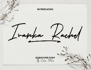 Ivanka Rachel font