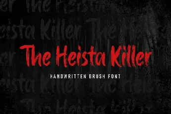 The Heista Killer font