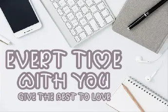 Love Moment Display font