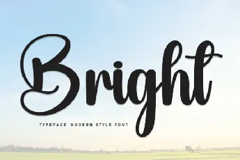 Bright Script Typeface font