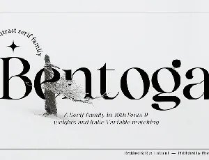 Bentoga font