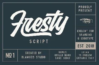 Fresty Script Free font