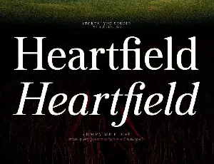 Heartfield font