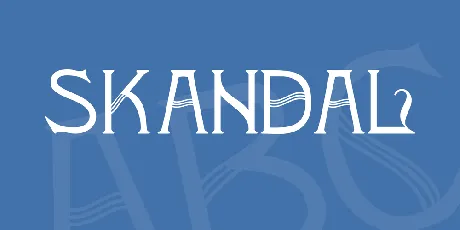 Skandal font