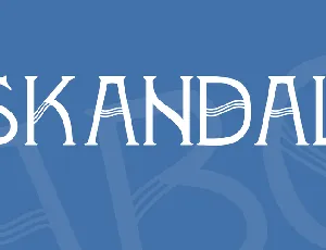 Skandal font