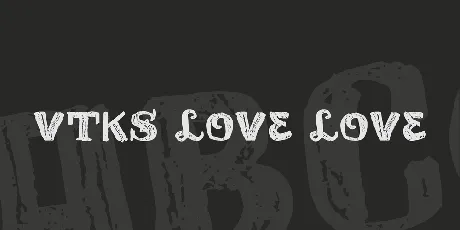 vtks love love font