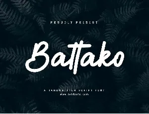 Battako font