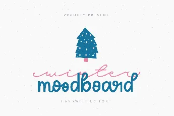 Winter Moodboard font