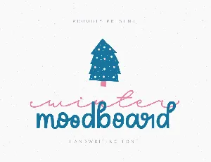 Winter Moodboard font