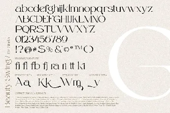 Beauty Swing font