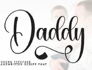 Daddy Script Typeface font