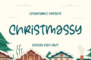 Christmassy Display font