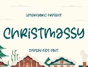 Christmassy Display font