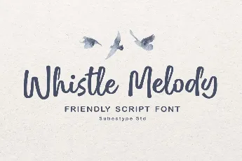 Whistle Melody font