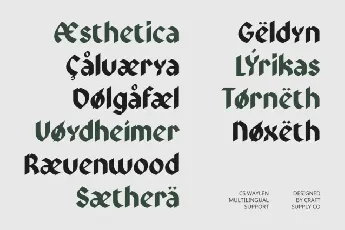 CS Waylen font