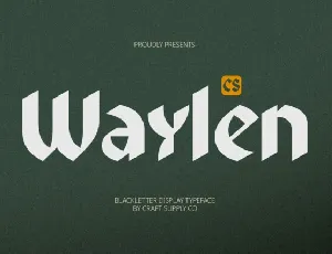 CS Waylen font