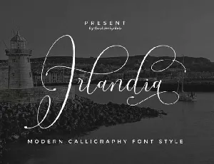 Irlandia Calligraphy Free font