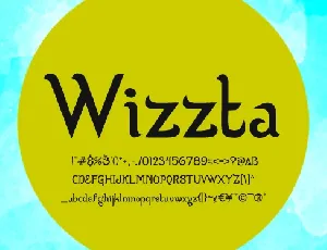 Wizzta font