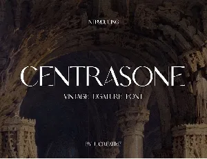 Centrasone font