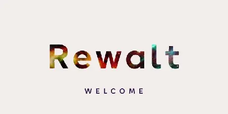 Rewalt Family font