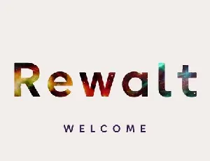 Rewalt Family font