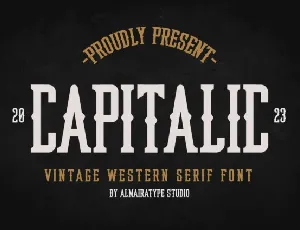 Capitalic font