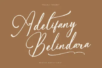 Adelifany Belindara font