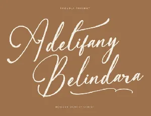 Adelifany Belindara font