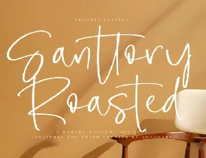 Santtory Roasted Script font