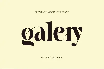 Galery DEMO font