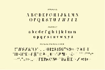 Galery DEMO font