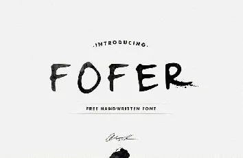 Fofer Free font