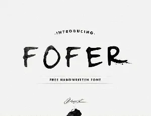 Fofer Free font