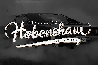 Hobenshaw Script font