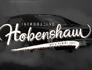 Hobenshaw Script font