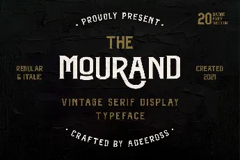 The Mourand font