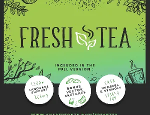 FRESH_TEA font