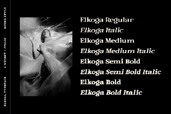 Elkoga font