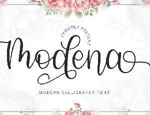 Modena font