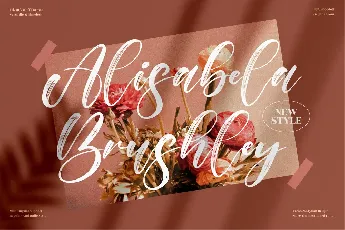 Alisabela Brushley font