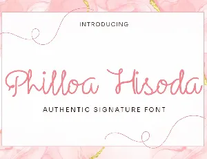 Philloa Hisoda font