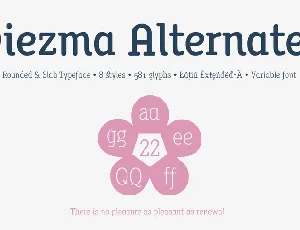 Diezma Rd font