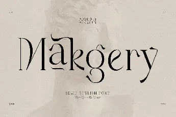 Makgery font