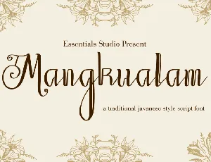 Mangkualam font